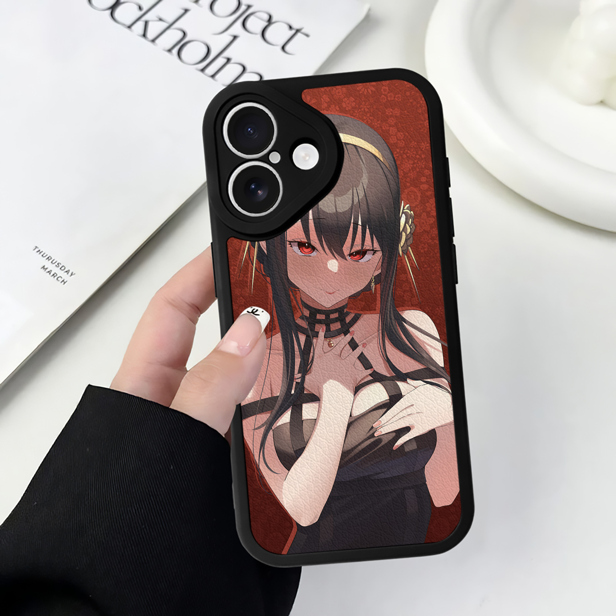 （画像用） SPY×FAMILY间谍家家酒 【iPhone 16シリーズ対応】シリコンスマホケース（レザー調） 材質：シリコン